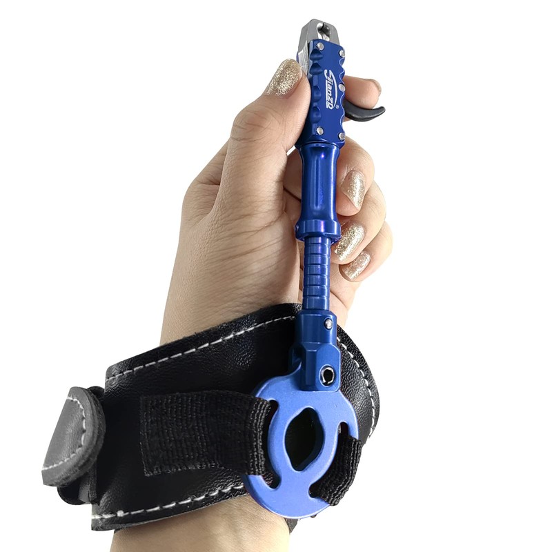 xxiaojun Adjustable Wristband Release, Index Finger Release, Composite Bow, 360