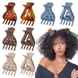 8Pcs Root Lifting Hair Clips for Volume Hair Clip Styling Accessories Volume hair clips Medium Hair Clips for Curly Hair No Crease Hair Root Lifting Clips for Natural Volume Curls