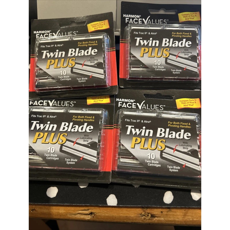 Harmon TRAC II & ATRA Razor Blade Refill Cartridges -