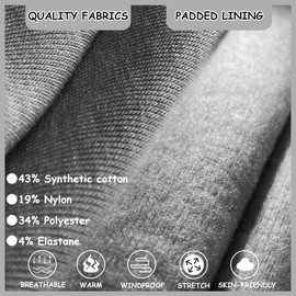 ehsbuy Neck Warmer Snoods for Men & Women Windproof Bandana Face Covering Ski Mask Winter Neck Gaiters Scarf Gifts for Motorcycle Running Cycling