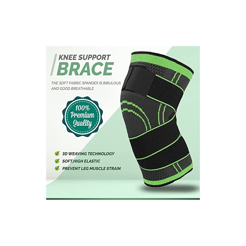Botanique Knee Brace Support Sleeve Compression Strap Adjustable for Chronic