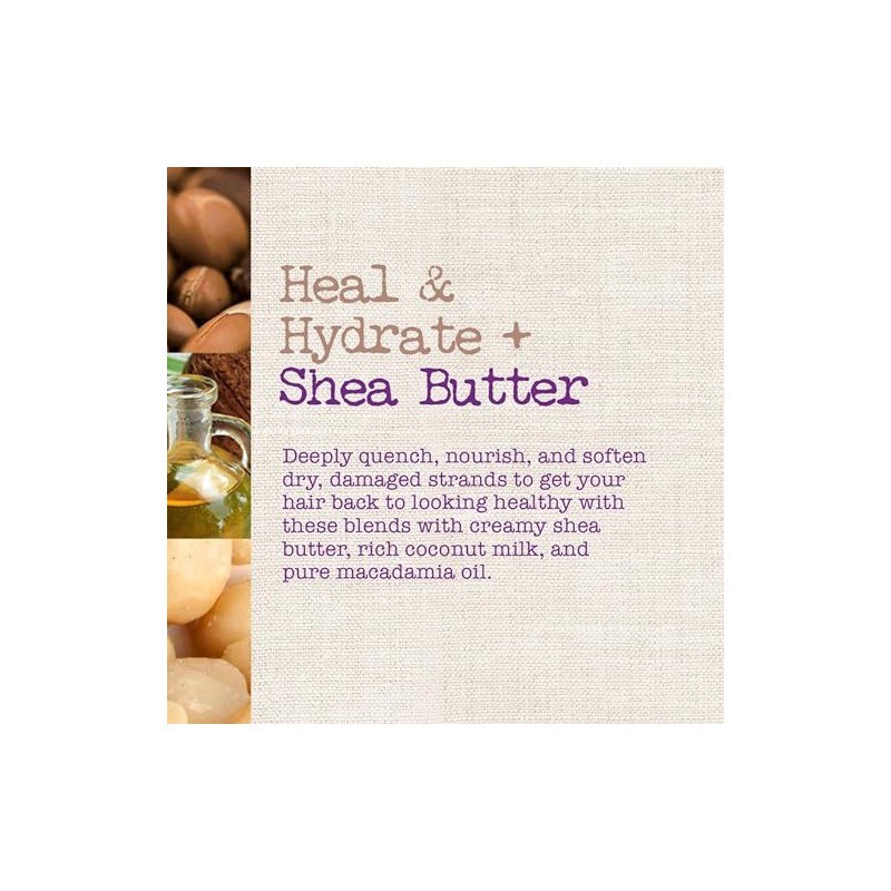 Maui Moisture, Heal & Hydrate + Shea Butter, Acondicionador, Hidrata