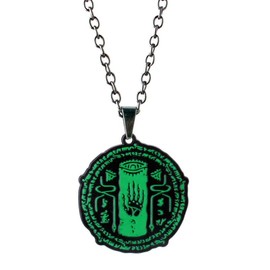 Metal Enamel Tears of the Kingdom Zelda Keychain/Necklace - Style: Necklace