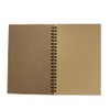ZAYOIZY Spiral Bound Sketch Book Kraft Paper Sketch Pad Unlined