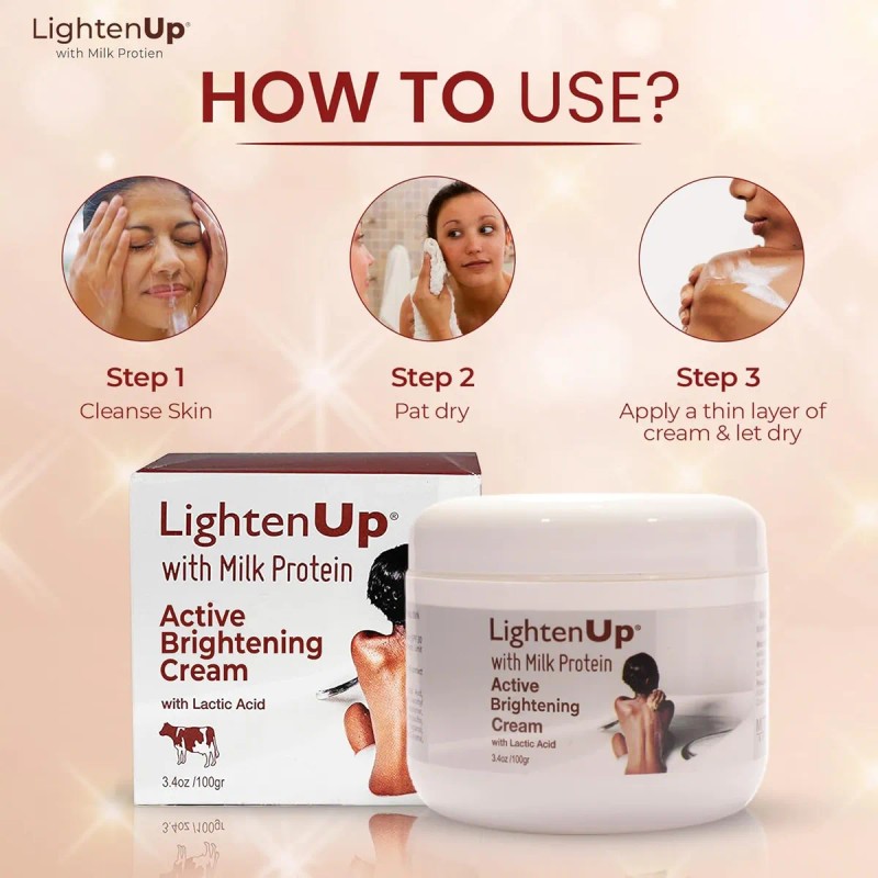 Crema Iluminadora De Ácido Láctico Omic Lighten-up, 100 Ml,