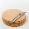 T&G 15034 FSC Certified Cork Round Table Mats/Surface Protectors, Set