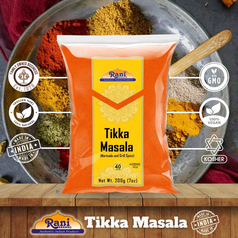 Rani Tikka Masala Indian 7-Spice Blend 7oz (200g) ~ All