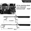 Tevlaphee Steering Wheel Lock For Cars,Wheel Lock,Vehicle Anti-Theft Lock,Adjustable Length