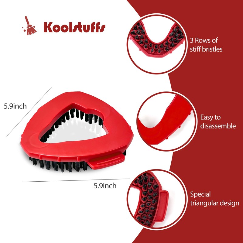 Scrub Brush Mop Head for Vlieda EasyWring 1 Tank System,