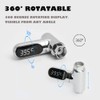 Shower Thermometer,Led Digital Display 360°Rotating Screen Baby Bath Water Power