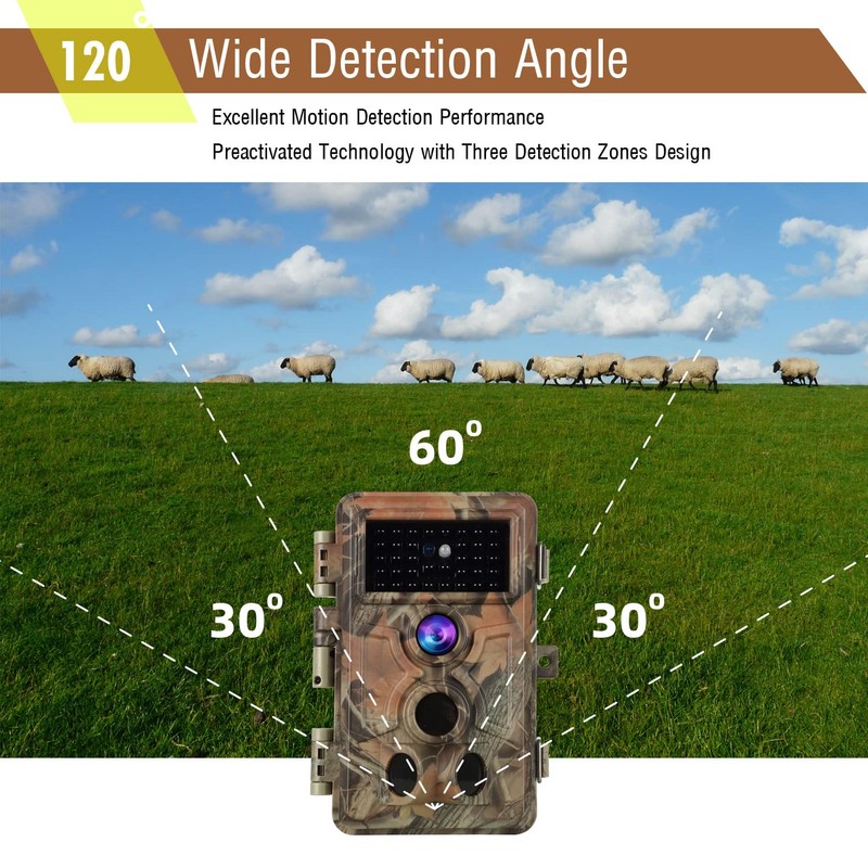 Folgtek Wildlife Camera Hunting Camera 32MP 1296P with Night Vision