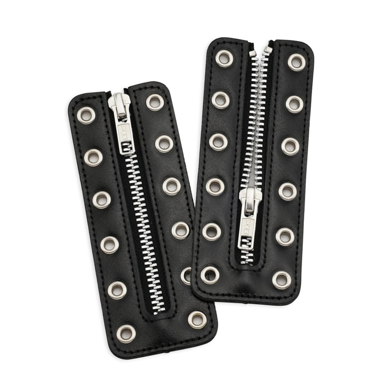 Soletec Leather Lace-in Boot Zipper Inserts for All Brands, Tieless