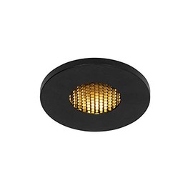 Qazqa - Modern Bathroom I Bathroom Outdoor Recessed Spot Black IP54 - Shed Honey I Outdoor Lighting - Aluminium Round - LED Suitable for GU10