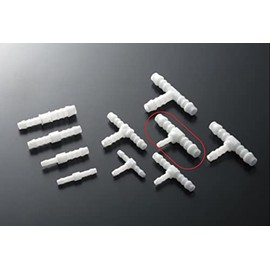 Juran 332523 Hose Joiner, T-Shaped, 8-4-8φ, White