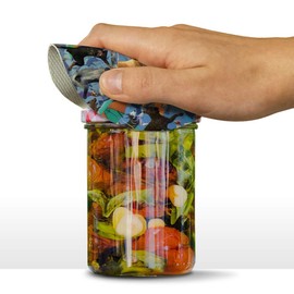 Raining Cats and Dogs Round Rubber Non-Slip Jar Gripper Lid Opener