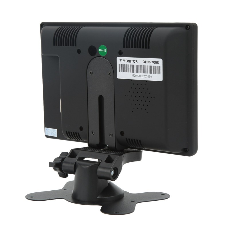 7in TFT LED Monitor VGA AV DC HD Multimedia Interface