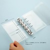 Sticker Album, Transparent M5, Clear Binder, 5 Holes, Set of