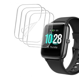 smaate Soft Screen Protector for ID205L ID205S ID205U ID205 Veryfitpro smartwatch Compatible with 1.3” Fitpolo HAFURY ID205L, Overfly LIVIKEY EW1 1.3”, TPU, 6 pieces