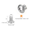 QUARKZMAN #6-32x1/4 Inch Switch Head Socket Cap Screws 50pcs 304