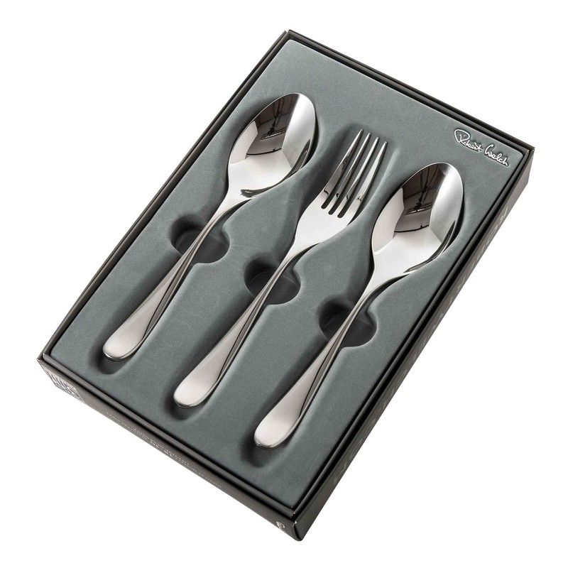 Robert Welch Arden Bright Cutlery Serving Set, 3 Piece. Made
