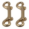 Operitacx 4pcs Brass Lobster Clasp Bag Clip Carabiner Clips Luggage