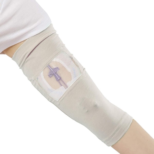 Care+Wear Long PICC Line Cover – Ultra-Grip PICC Line Sleeve