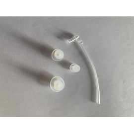 Wodiyobk 2 x Universal Sound Tube + 6 x Ear Plugs/eartips/Domes for BTE Hearing Aids