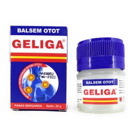 Geliga Muscular Balm Ointment Balsem Otot 20 Gram (Pack of 12)