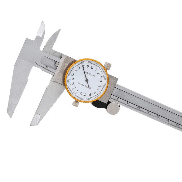 KATSU Dial Caliper Vernier 150mm 6 Inch Stainless Steel, High