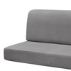 Fenteer Premium RV Seat Cushion Covers for Camper Sofas, Gray,