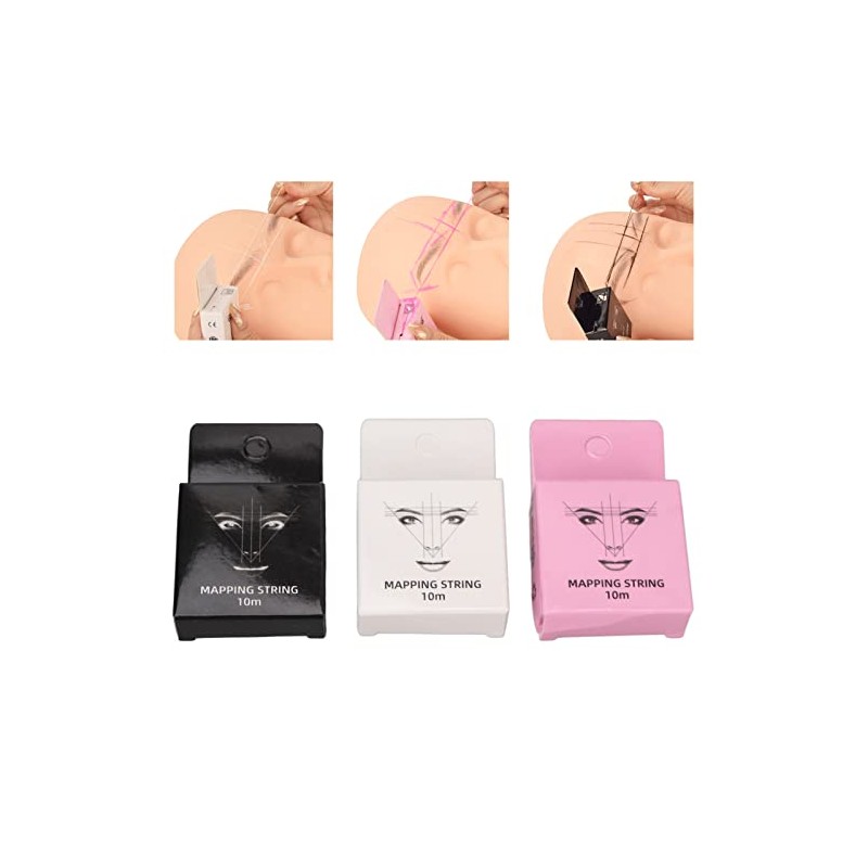 Accesorio para Regla De Tatuaje para Cejas, Hilo De Cejas
