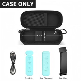 Grapsa Clip on Book Light Casefor Gritin Small Book light, for Glocusent Reading Light, for 86lux Reading Lamp. Portable and Cute Storage Case for Home/Travel/Outdoor with Detachable Hooks(Bag Only)