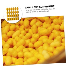 FOMIYES 100pcs Natural Silk Facial Cleaning for Gentle Exfoliation and Deep Cleansing for Sensitive Skin Removes Dead Skin Impurities and Makeup Residue