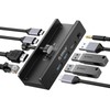 ORICO Clip Docking Station, 8-in-1 Clamp USB C Hub with