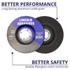 25 Pack Grinding Wheels 4.5" x 1/4" x 7/8" for