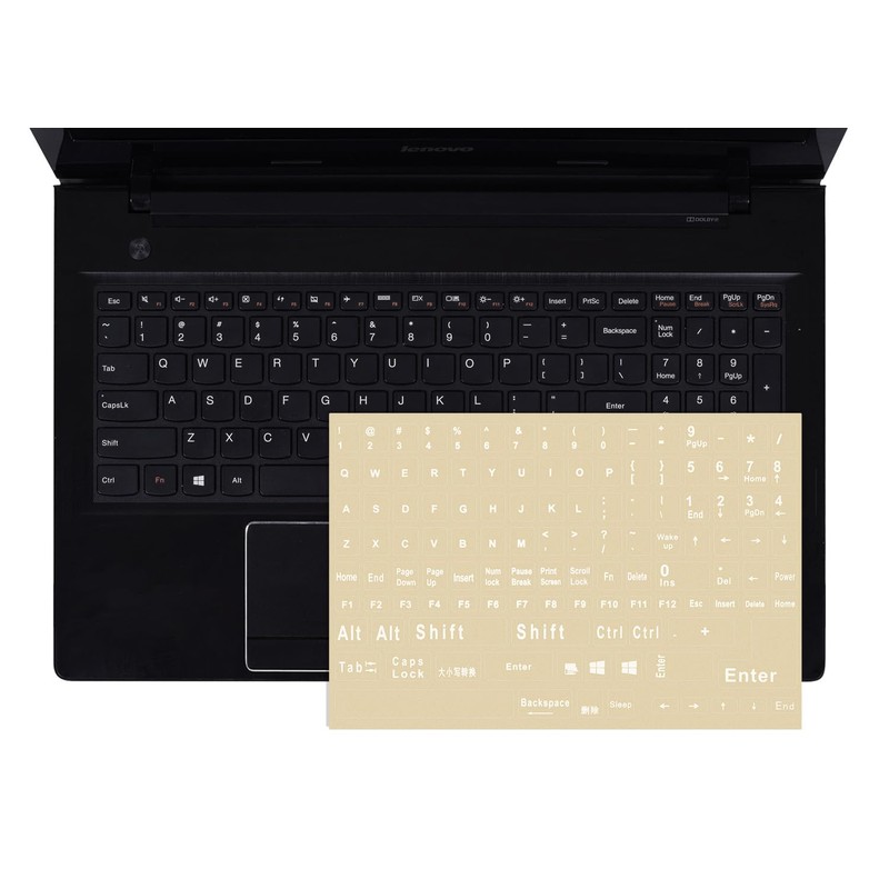 English Keyboard Stickers, Universal Computer Laptop Replacement Keyboard Letters Transparent