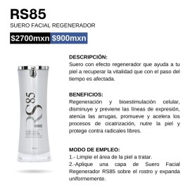 Rs85 Regenerador Facial Livecells