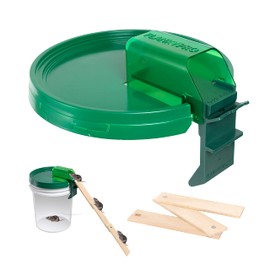 PLANKYPRO Walk The Plank Bucket Mouse Trap V2 with Bait Tunnel and Bucket Lid (Trap V2)