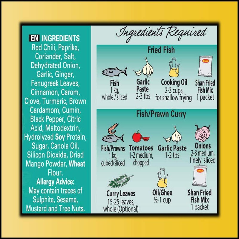 Shan - Fried Fish Seasoning Mix (50g) - Spice Packets