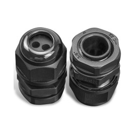 EMIHO Fuel Cell Electrical Partition Connector fit for 3/8npt Thread Opening, Bulkhead Fitting 10GA Wire Fuel Pump Assembly for 10-12 Gauge Wires