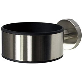 Tiger Boston Hairdryer Holder, Stainless Steel Brushed, 8.7 x 5 x 12.4 cm