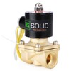 U.S. Solid 3/4" Brass Electric Solenoid Valve 110V AC Normally