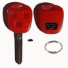 RI-KEY SECURITY - New Red Remote Key Replacement Case Shell