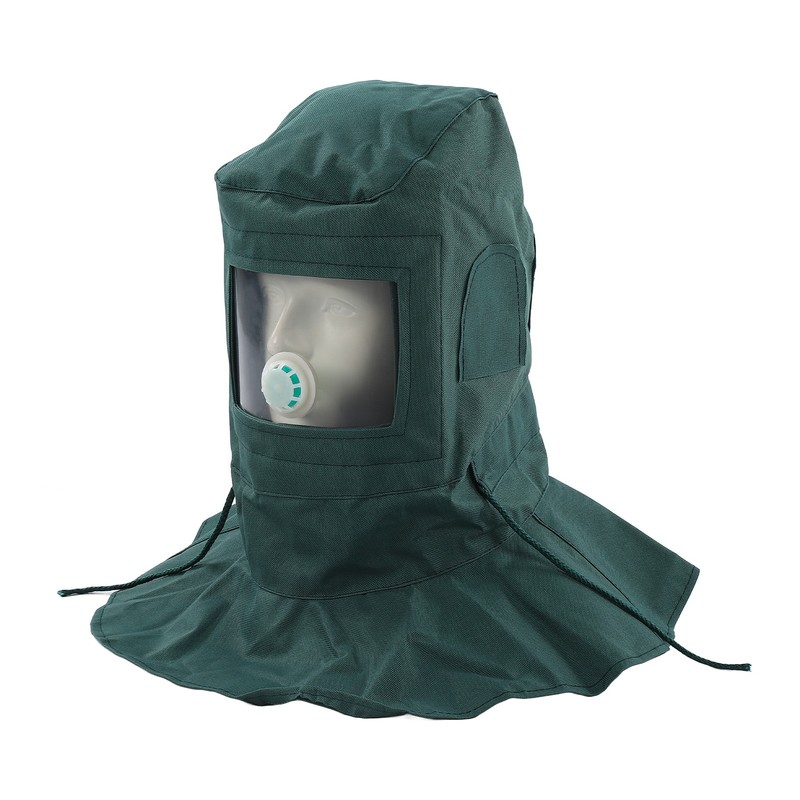 Sand Blasting Hood Industry Abrasive Sandblaster Hood Cover Shawl Cap