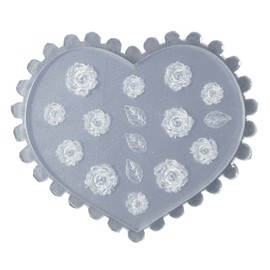 YZYDF Nail Art Silicone Mold 3D Flowers Nails Making Molds Embossed Nail Stencils Sculpture Mould Decorations for Manicurists