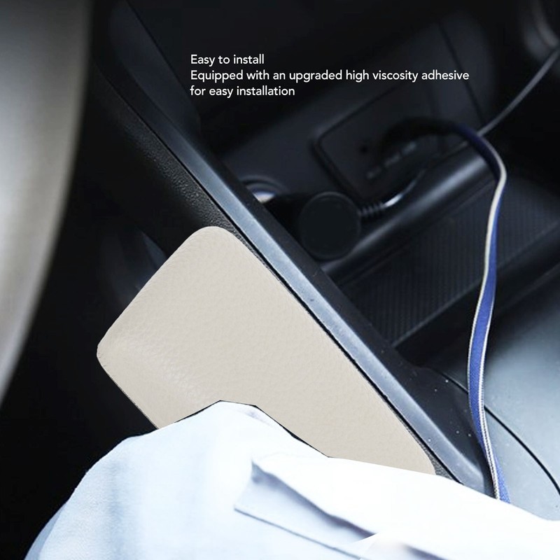 Car Leg Pads Microfiber Pu Leather Soft Automobile Center Console