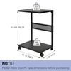 Bfttlity PC Stand Computer Tower Stand 2-Tier Metal CPU Holder