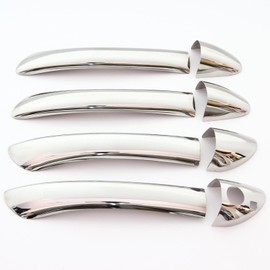 phil trade Chrome Stainless Steel Door Handles Caps