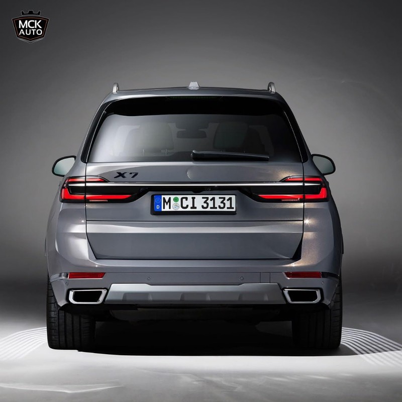 MCK Auto - X7 Black Glossy Boot Logo Rear Badge