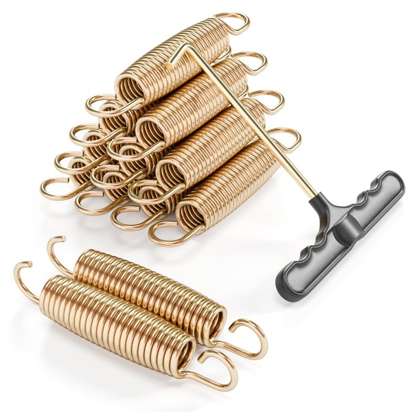 YONSIN 5 Inch Trampoline Springs Heavy Duty with Swivel &